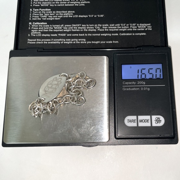 Solid Stamped 925 Sterling Silver Rolo Link Bracelet Initial Monogram M B E - Picture 7 of 12